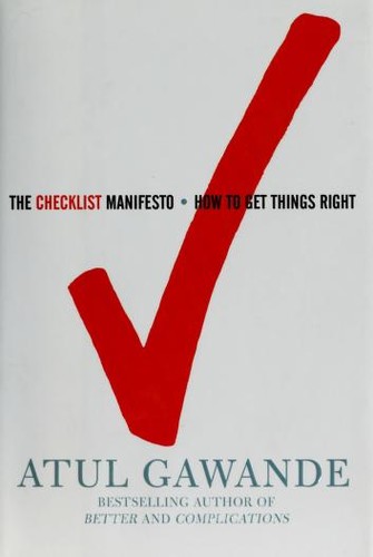 Cover of The Checklist Manifesto. 