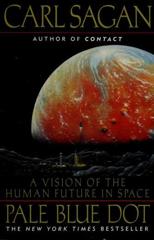 Cover of Pale Blue Dot: A Vision of the Human Future in Space. 