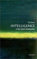 Cover of Intelligence: A Very Short Introduction. 