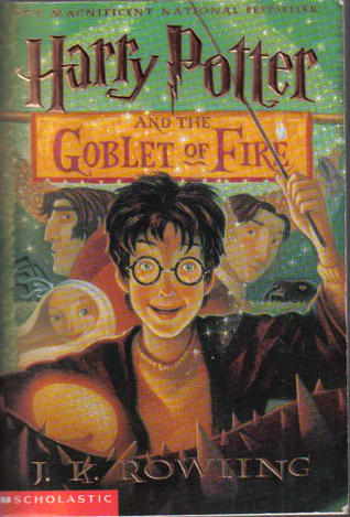 Cover of Harry Potter and the Goblet of Fire. 