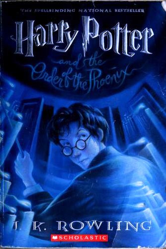 Cover of Harry Potter and the Order of the Phoenix. 