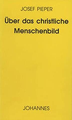 Cover of Über das christliche Menschenbild. 