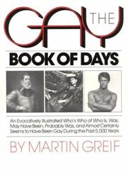 Cover of The Gay Book of Days. 