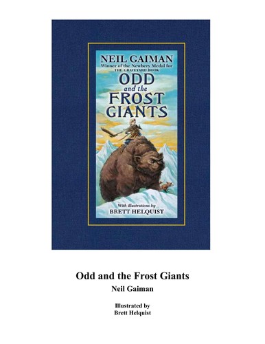 Cover of Odd and the Frost Giants. 
