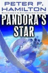 Cover of Pandora's Star. 