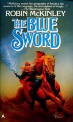 Cover of The Blue Sword. 