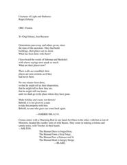 Cover of Creatures of Light and Darkness. 