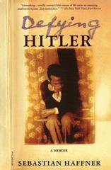 Cover of Defying Hitler. 